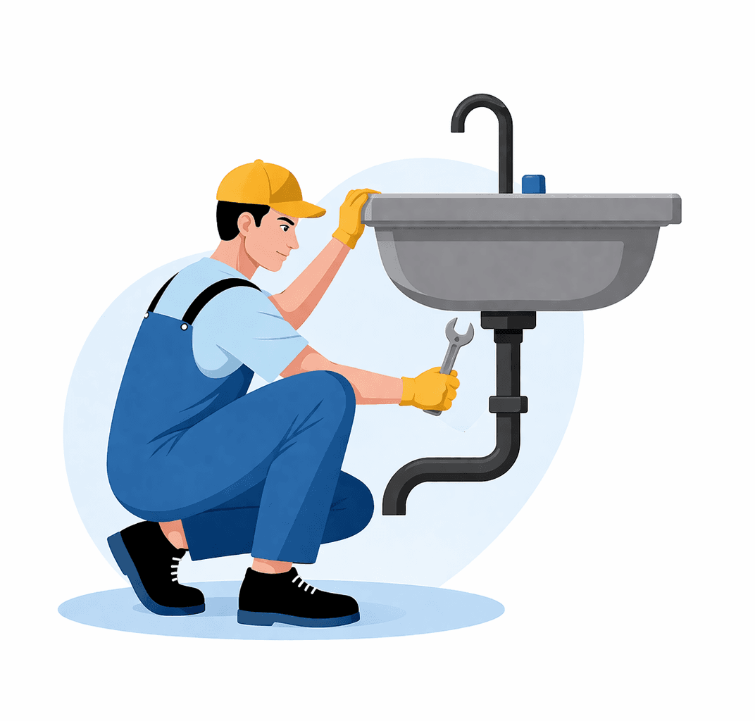 plumbing invoice software dashboard UI